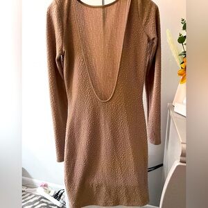 Windsor Dress Open Back Glitter